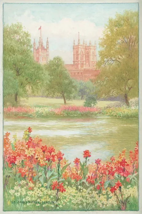 Framed Print : St James's Park London Parks Landscape scene Framed Print : St James's Park London Parks Landscape scene
