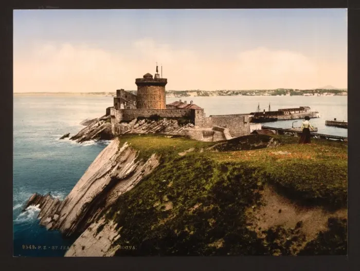 Framed Print : St. Jean de Luz, Fort Socoa, Pyrenees, France Framed Print : St. Jean de Luz, Fort Socoa, Pyrenees, France