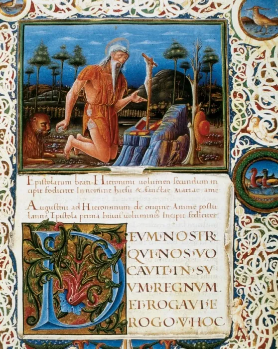 Framed Print : St. Jerome Penitent. Miniature Framed Print : St. Jerome Penitent. Miniature