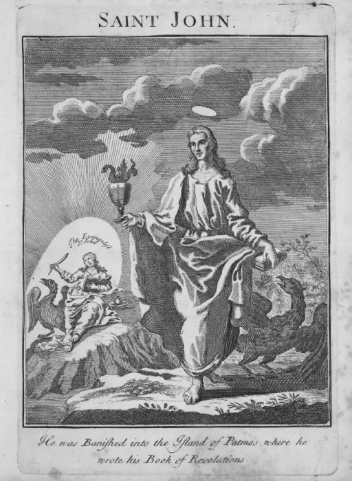 Framed Print : St John. Date: circa late 19th century Framed Print : St John. Date: circa late 19th century