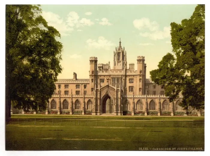 Framed Print : St. Johns College, Cambridge, England Framed Print : St. Johns College, Cambridge, England