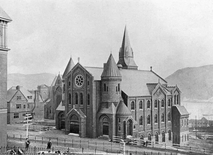 Framed Print : St. Johns, Newfoundland, Canada - Methodist Church, Gower St Framed Print : St. Johns, Newfoundland, Canada - Methodist Church, Gower St