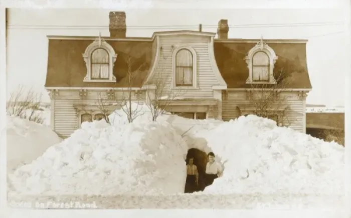 Framed Print : St. Johns - Newfoundland - Huge Snowdrift Framed Print : St. Johns - Newfoundland - Huge Snowdrift