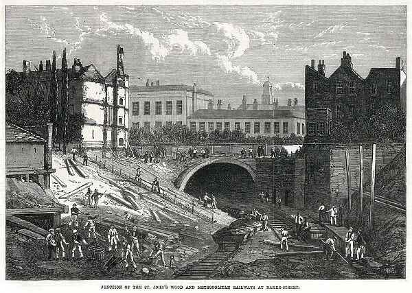 St Johns Wood and Metropolitan railways 1868