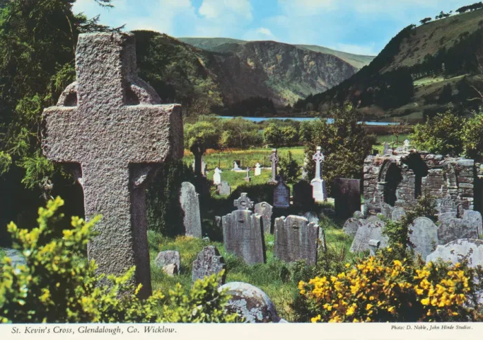 Framed Print : St. Kevins Cross, Glendalough, County Wicklow Ireland Framed Print : St. Kevins Cross, Glendalough, County Wicklow Ireland