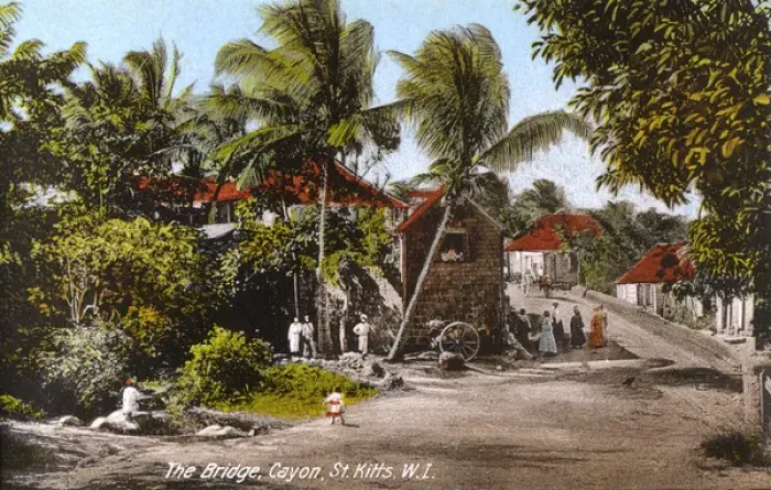 Framed Print : St. Kitts, West Indies - The Bridge, Cayon Framed Print : St. Kitts, West Indies - The Bridge, Cayon