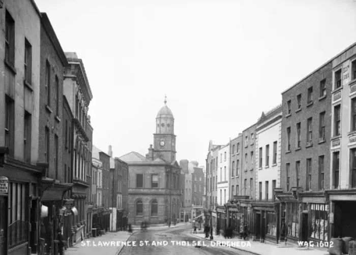 Framed Print : St Lawrence St. and Tholsel, Drogheda Framed Print : St Lawrence St. and Tholsel, Drogheda