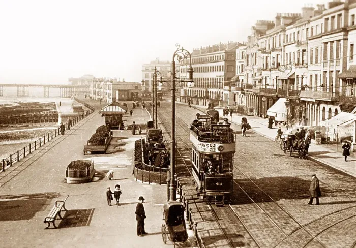 Framed Print : St. Leonards Grand Parade early 1900s Framed Print : St. Leonards Grand Parade early 1900s