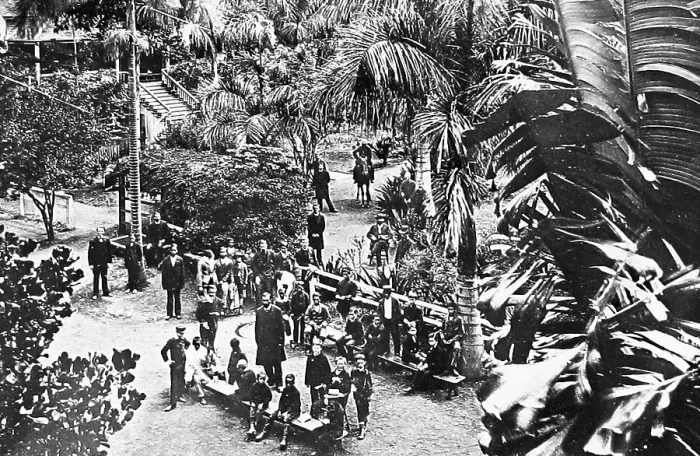 Framed Print : St. Louis School Honolulu Hawaii before 1900 Framed Print : St. Louis School Honolulu Hawaii before 1900