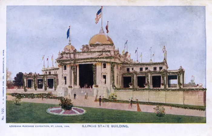 Framed Print : St. Louis Worlds Fair, St. Louis - Illinois State Building Framed Print : St. Louis Worlds Fair, St. Louis - Illinois State Building