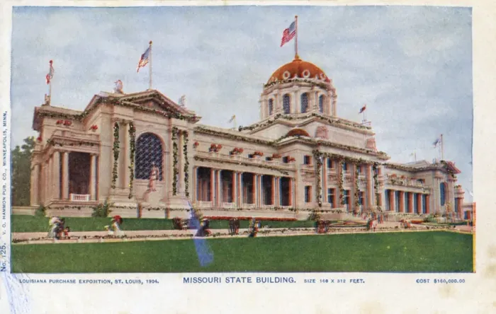 Framed Print : St. Louis Worlds Fair, St. Louis - Missouri State Building Framed Print : St. Louis Worlds Fair, St. Louis - Missouri State Building