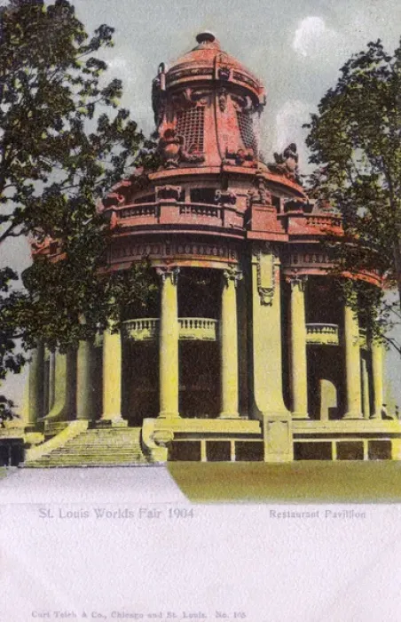 Framed Print : St. Louis Worlds Fair, St. Louis - The Restaurant Pavilion