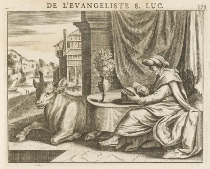 Framed Print : St Luke / Royaumont 1724 Framed Print : St Luke / Royaumont 1724