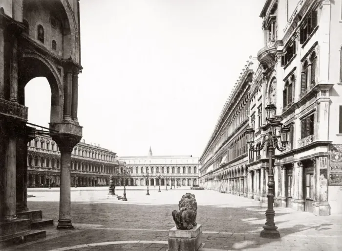 Framed Print : St Marks Square, Venice, Italy, c. 1880 s Framed Print : St Marks Square, Venice, Italy, c. 1880 s