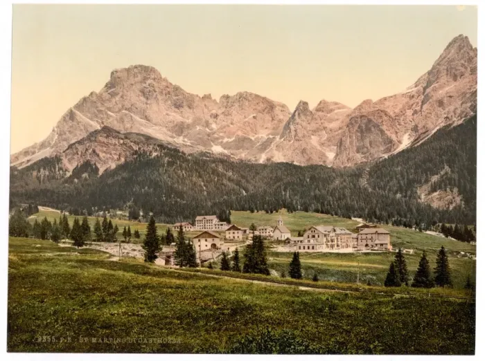Framed Print : St. Martino di Castrossa (i. e. San Martino di Castrozza), T Framed Print : St. Martino di Castrossa (i. e. San Martino di Castrozza), T