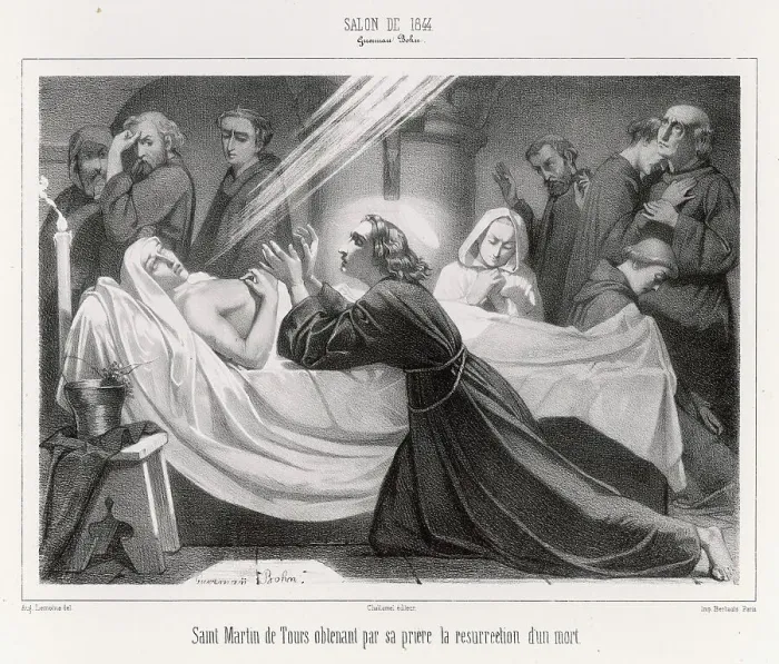 Framed Print : ST MARTIN'S MIRACLE Framed Print : ST MARTIN'S MIRACLE