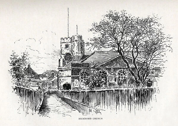 St Mary Magdalene Church, Richmond, 1897