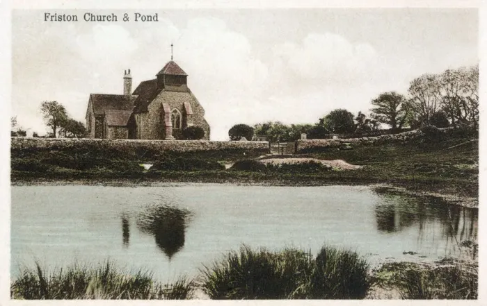 Framed Print : St Mary the Virgin Church, Friston, East Sussex Framed Print : St Mary the Virgin Church, Friston, East Sussex