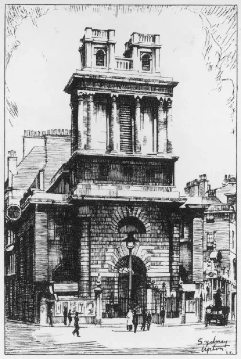 Framed Print : St Mary Woolnoth 1927 Framed Print : St Mary Woolnoth 1927