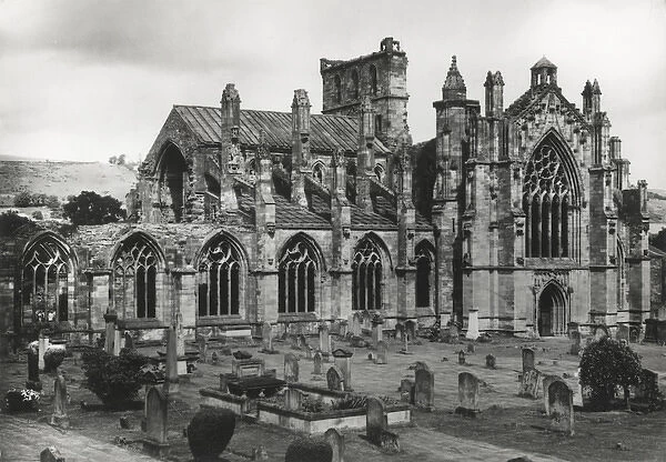 St Marys Abbey, Melrose, Roxburghshire, Scotland