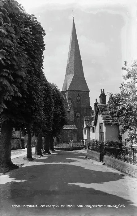 Framed Print : St. Mary's Church and Causeway Framed Print : St. Mary's Church and Causeway