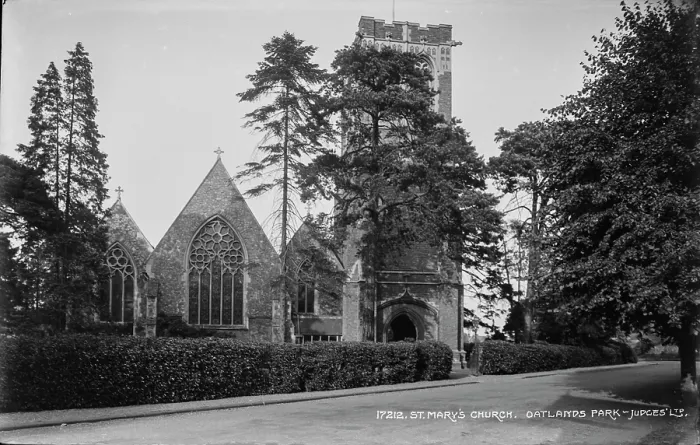 Framed Print : St. Mary's Church, Oatlands Park