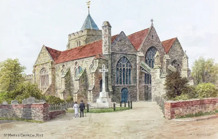 Framed Print : St Mary's Church, Rye, Sussex Framed Print : St Mary's Church, Rye, Sussex