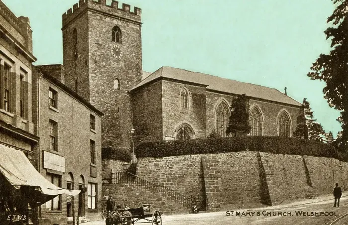 Framed Print : St. Mary's Church, Welshpool, Wales Framed Print : St. Mary's Church, Welshpool, Wales