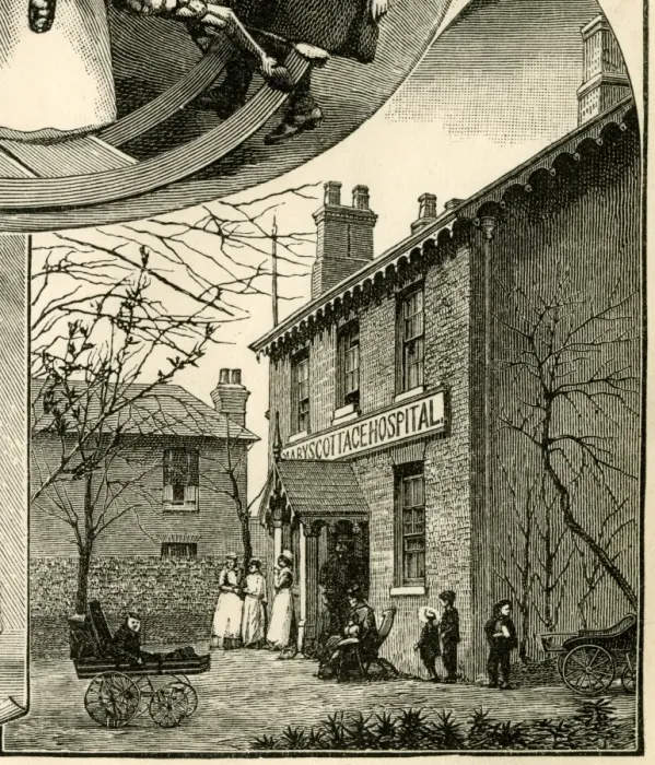 Framed Print : St. Marys Cottage Hospital, Plaistow, East London Framed Print : St. Marys Cottage Hospital, Plaistow, East London