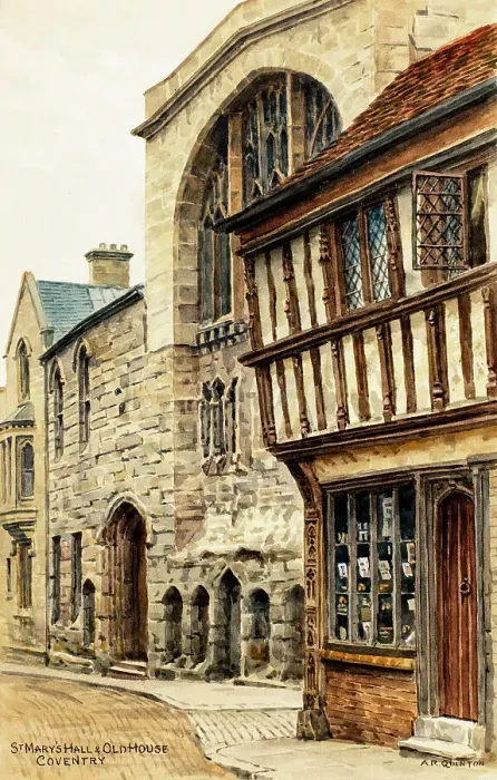 Framed Print : St Mary's Hall and Old House, Coventry, Warwickshire Framed Print : St Mary's Hall and Old House, Coventry, Warwickshire
