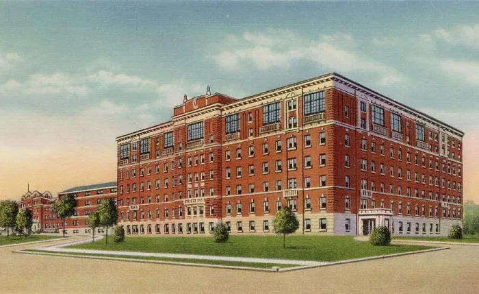 Framed Print : St Mary's Hospital, Rochester, Minnesota, USA Date: 1934 Framed Print : St Mary's Hospital, Rochester, Minnesota, USA Date: 1934