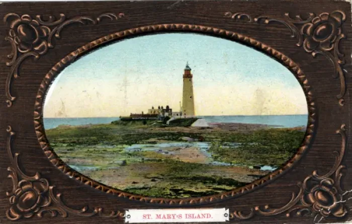 Framed Print : St. Marys Lighthouse, Whitley Bay, Northumberland