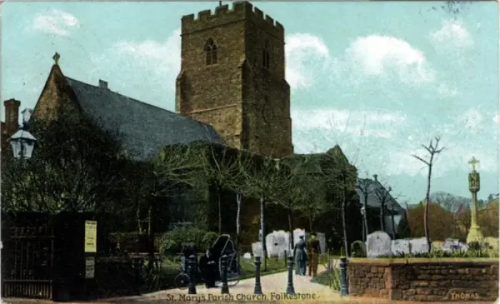 Framed Print : St Marys Parish Church, Folkestone, Kent Framed Print : St Marys Parish Church, Folkestone, Kent