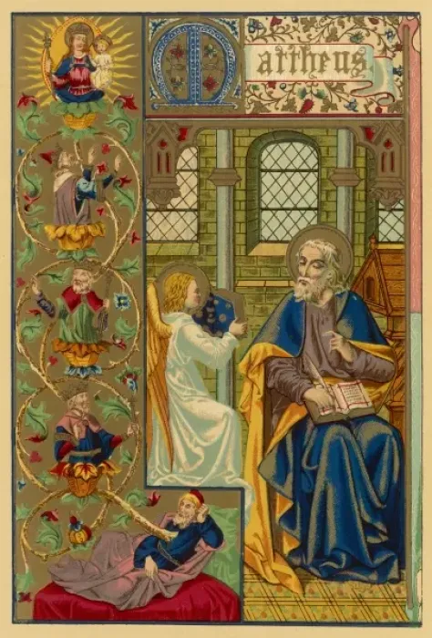 Framed Print : St Matthew / Evang / Butler Framed Print : St Matthew / Evang / Butler
