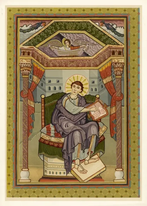 Framed Print : St Matthew / Evang / Harley Framed Print : St Matthew / Evang / Harley