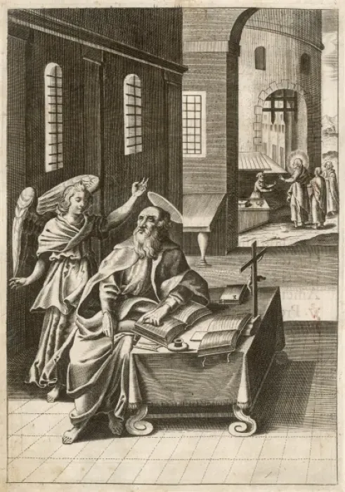Framed Print : St Matthew / Evang / Latin M Framed Print : St Matthew / Evang / Latin M