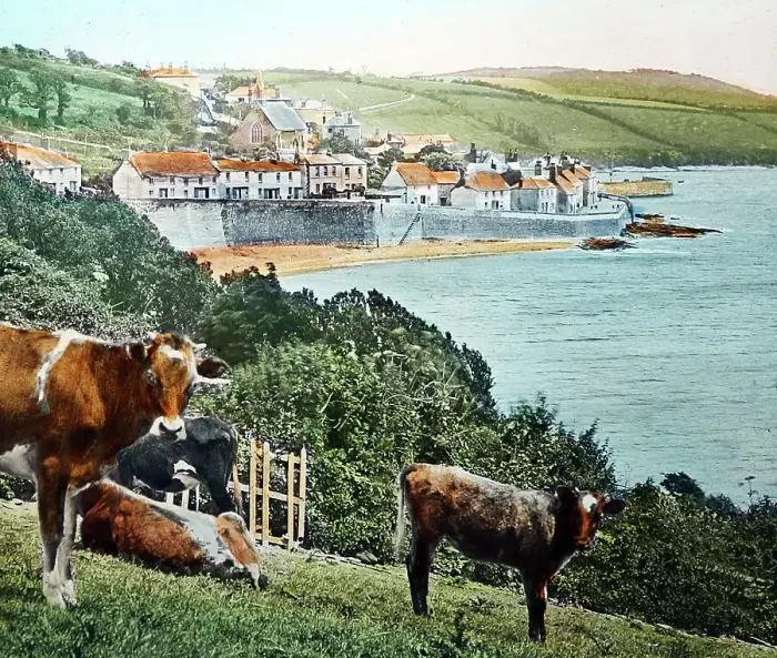 Framed Print : St. Mawes, Cornwall, Victorian period Framed Print : St. Mawes, Cornwall, Victorian period