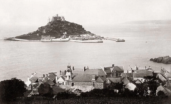 St. Michaels Mount, Marazion, Cornwall c. 1880 s
