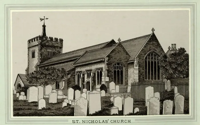 Framed Print : St Nicholas Church, Brighton, Sussex Framed Print : St Nicholas Church, Brighton, Sussex