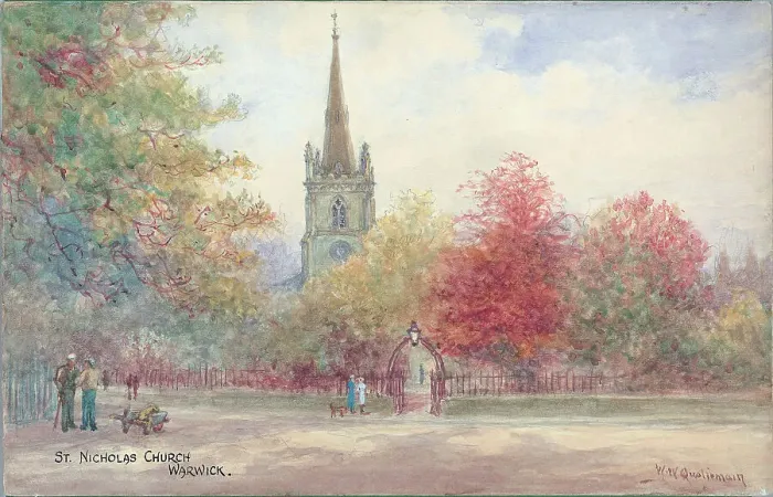 Framed Print : St. Nicholas Church, Warwick Framed Print : St. Nicholas Church, Warwick