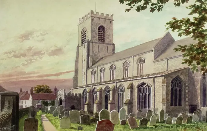 Framed Print : St Nicholas Church, Wells-next-the-Sea, Norfolk