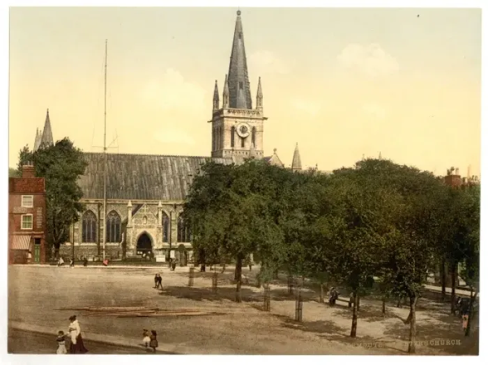 Framed Print : St Nicholas in Great Yarmouth between 1890 and 1900 Framed Print : St Nicholas in Great Yarmouth between 1890 and 1900