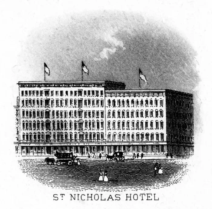 Framed Print : St Nicholas Hotel, New York City, USA Framed Print : St Nicholas Hotel, New York City, USA