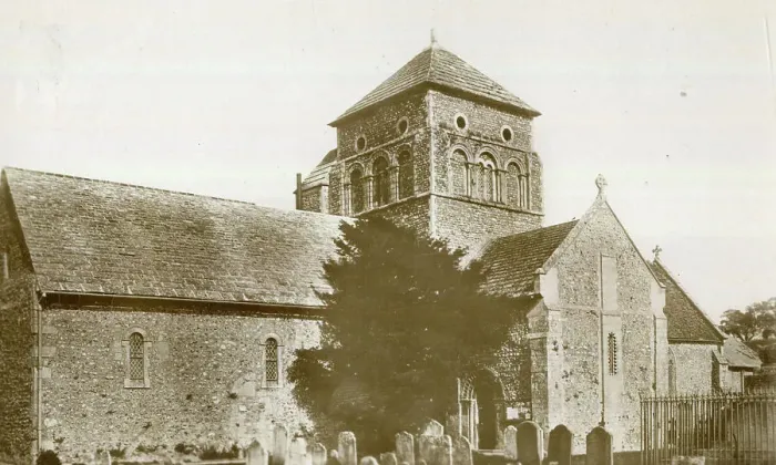 Framed Print : St Nicolas Church, Old Shoreham, West Sussex Framed Print : St Nicolas Church, Old Shoreham, West Sussex