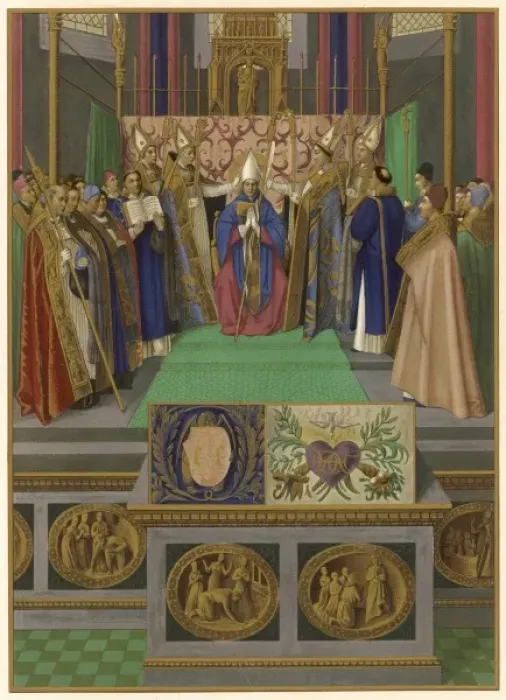 Framed Print : St Nicolas / Myra / Fouquet Framed Print : St Nicolas / Myra / Fouquet