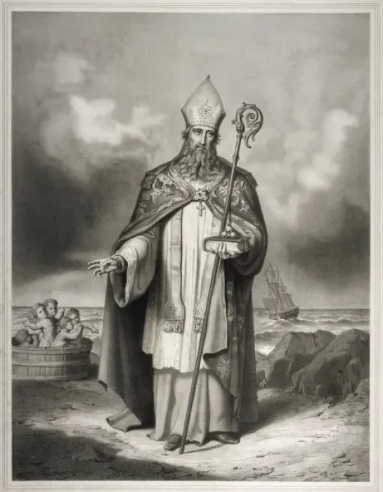 Framed Print : St Nicolas / Myra / Manche Framed Print : St Nicolas / Myra / Manche