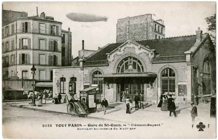 Framed Print : St Ouen Station, Paris, France Framed Print : St Ouen Station, Paris, France
