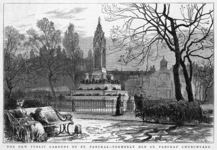 Framed Print : St Pancras Churchyard Framed Print : St Pancras Churchyard