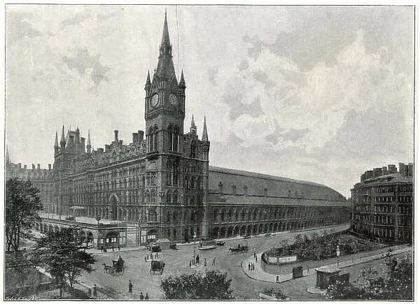 St. Pancras Railway Station, London 1895