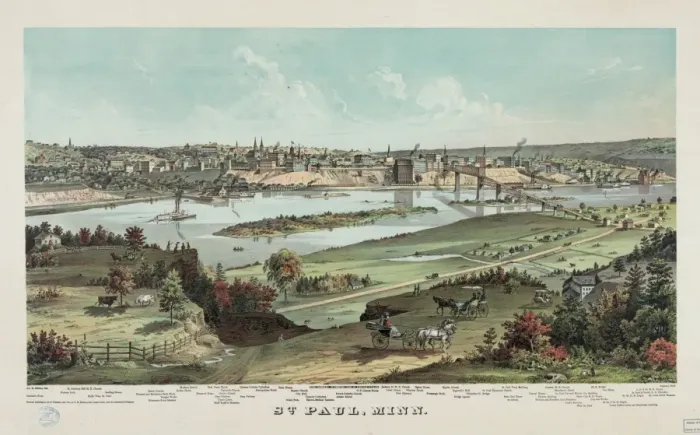 Framed Print : St. Paul, Minn Framed Print : St. Paul, Minn